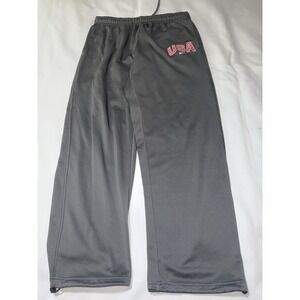 Nike Therma Fit USA Track Pants Size L  Gray Stars Logo Team Sportswear